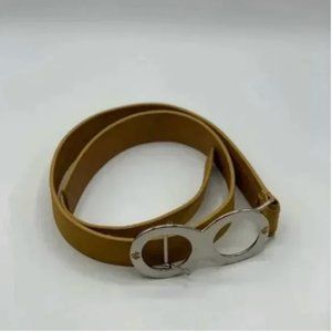 Rocawear Women's Genuine Leather Belt Natural Tan Size Large